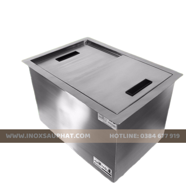 gia công Thùng đá inox Sáu Phát