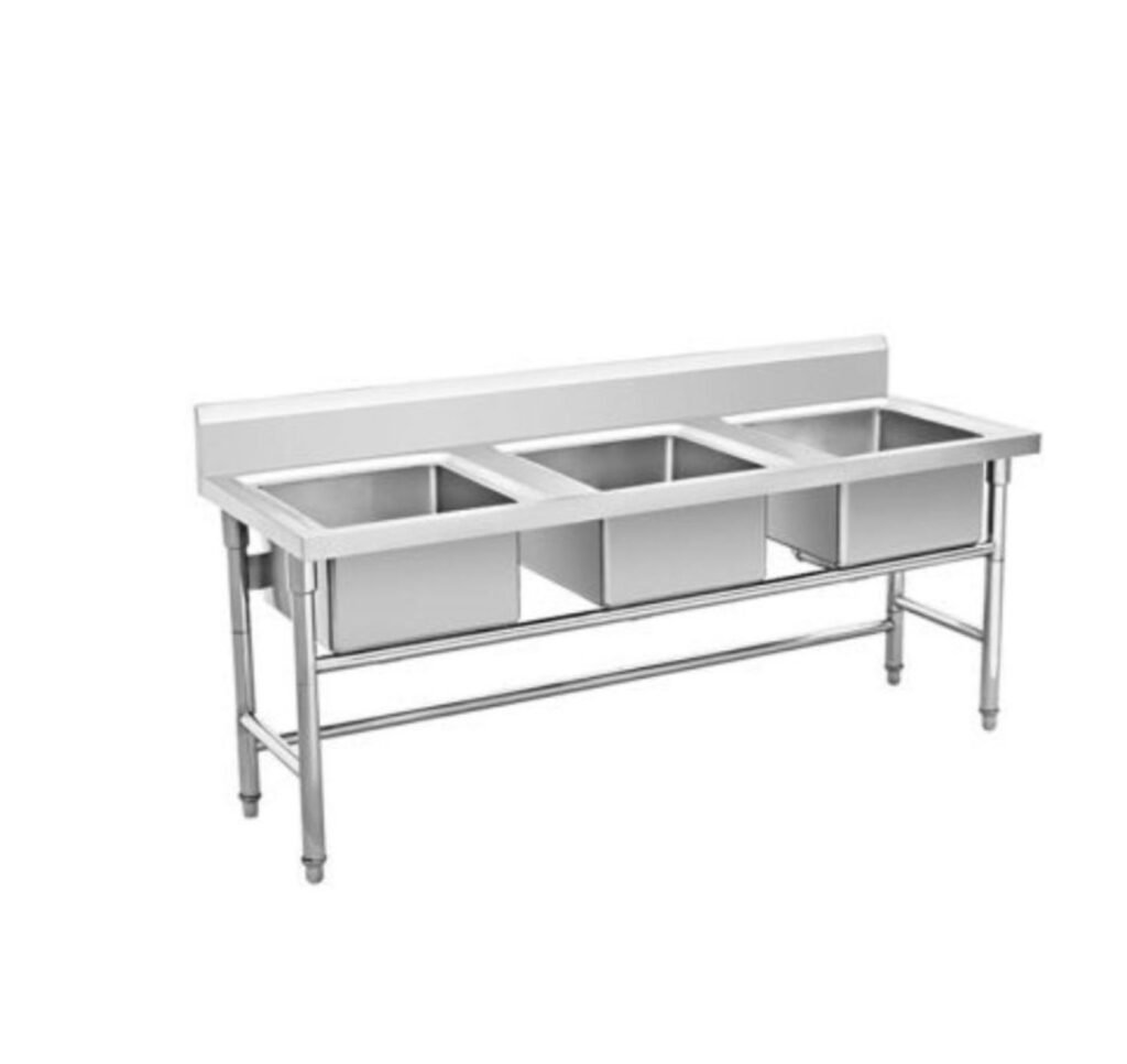 chậu rửa inox công nghiệp 1