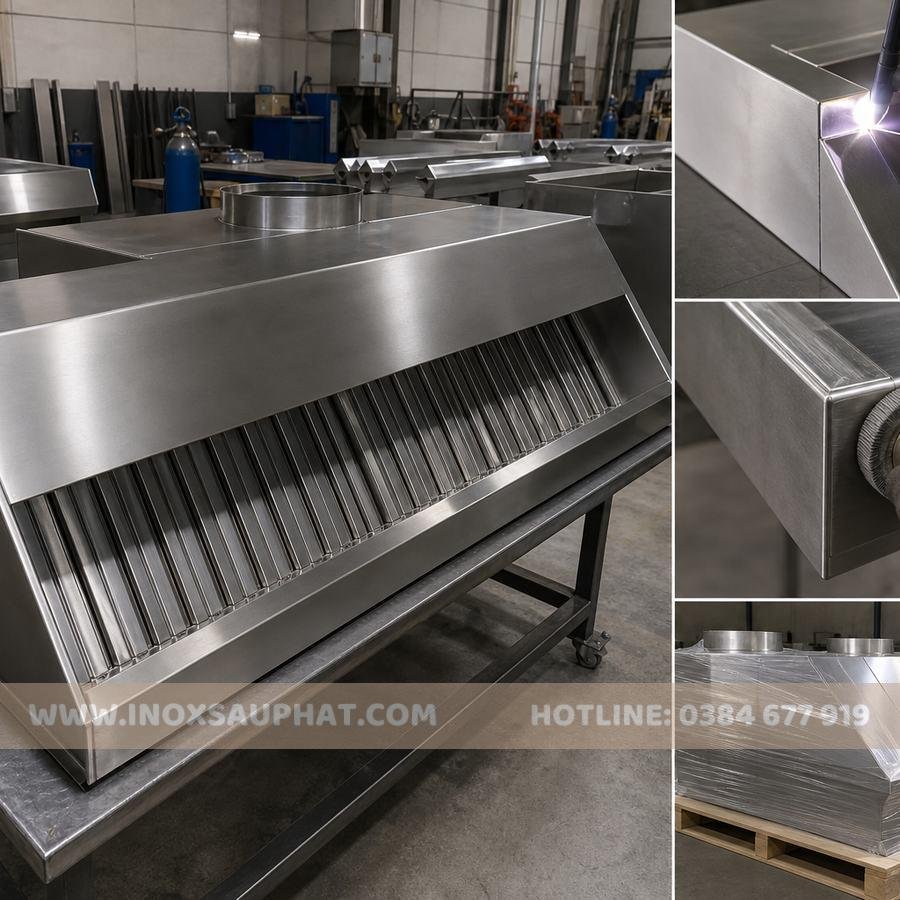 Xưởng gia công inox công nghiệp Inox Sáu Phát tại TPHCM
