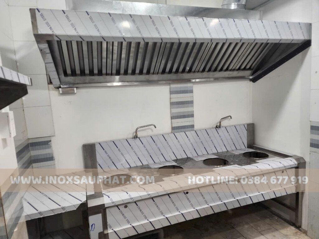 Lò nướng và hệ thống hút mùi inox
