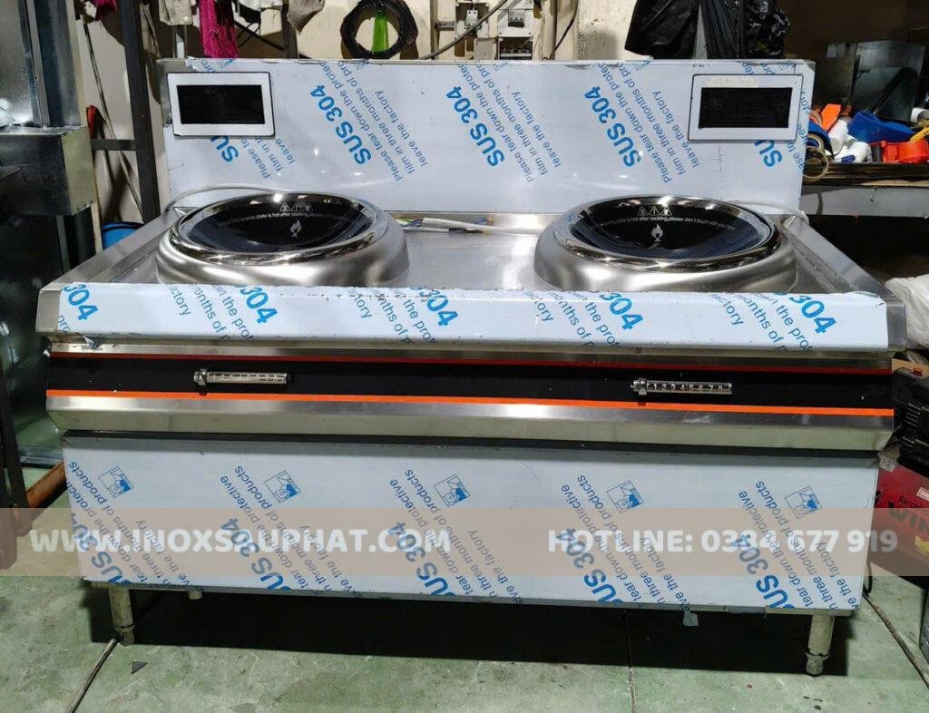 Bếp ga âm inox công nghiệp